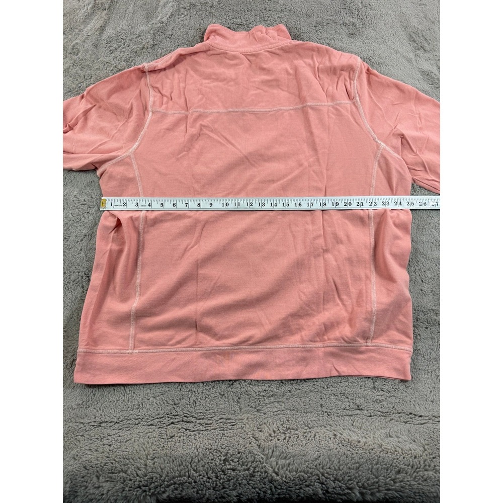 Margaritaville Island Reserve Mens Coral Quarter Zip Pullover‎ Sweatshirt XXL - Picture 5 of 10